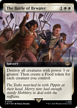 The Battle of Bywater (Extended Art) (Surge Foil) [The Lord of the Rings: Tales of Middle-Earth] 