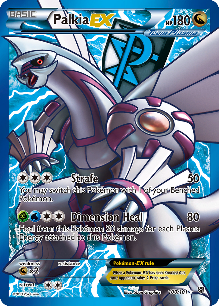 Palkia EX (100/101) [Black &amp; White: Plasma Blast] 