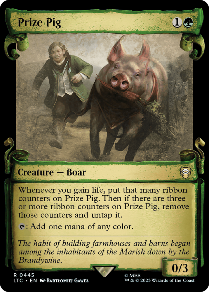 Prize Pig [The Lord of the Rings: Tales of Middle-Earth Commander Showcase Scrolls] 