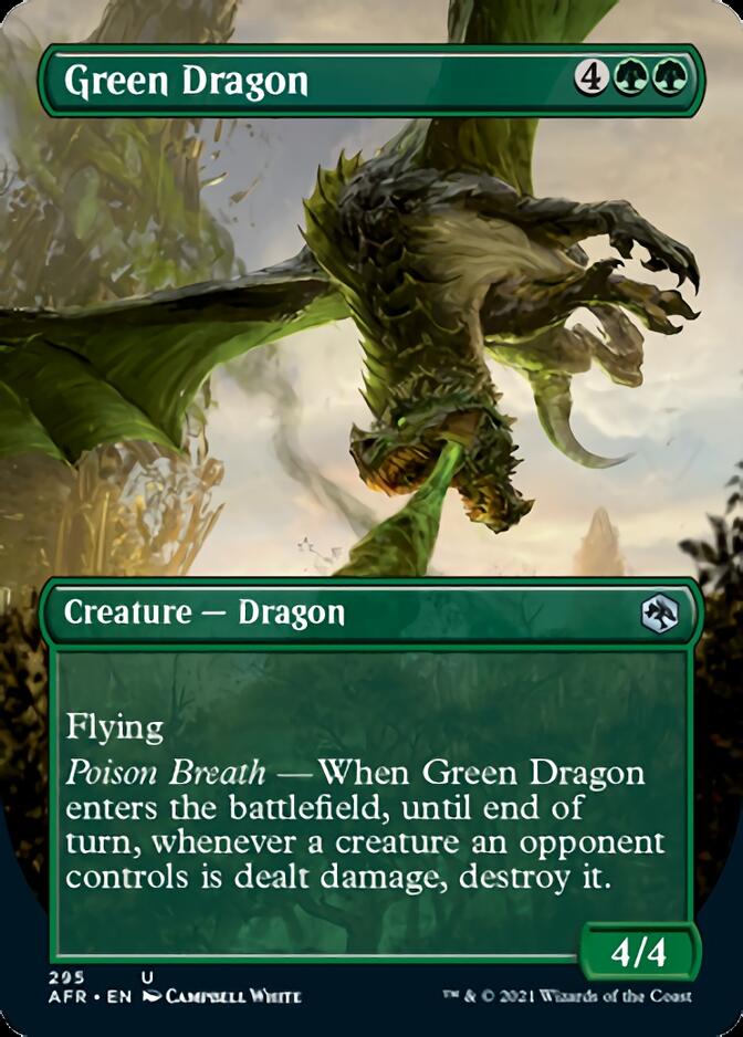 Green Dragon (Borderless Alternate Art) [Dungeons & Dragons: Adventures in the Forgotten Realms] 