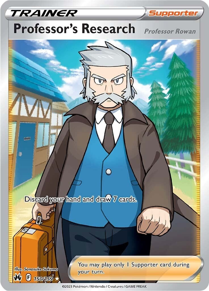 Professor's Research (150/159) (Full Art) [Sword & Shield: Crown Zenith] 