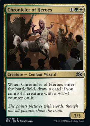 Chronicler of Heroes [Double Masters 2022] 