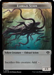 Eldrazi Scion // Spirit (0058) Double-Sided Token [Commander Masters Tokens]