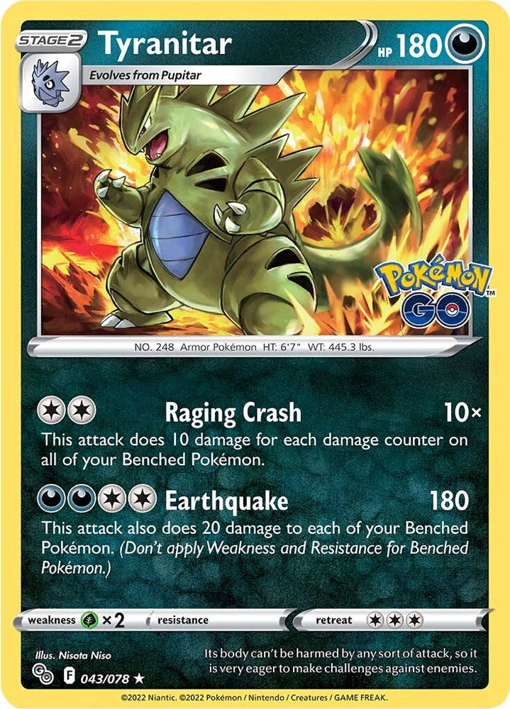 Tyranitar (043/078) [Pokémon GO] 