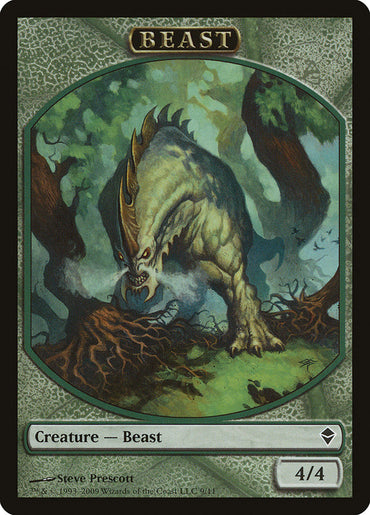 Beast Token [Zendikar Tokens] 