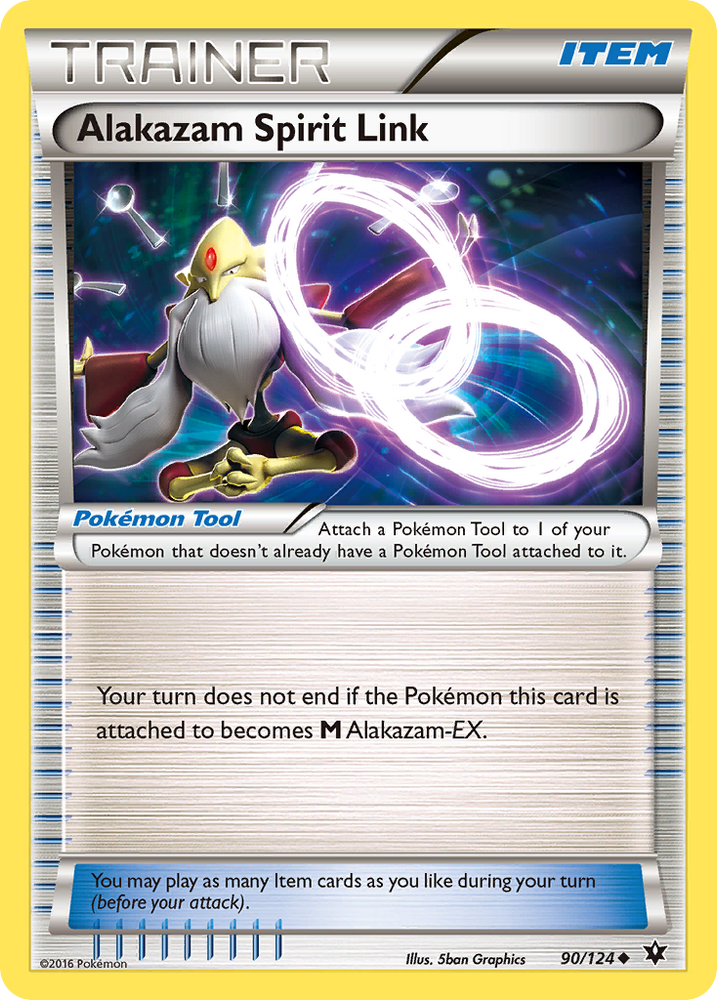 Alakazam Spirit Link (90/124) [XY: Fates Collide] 