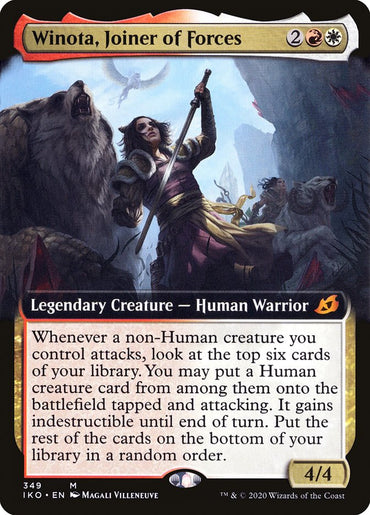 Winota, Joiner of Forces (Extended Art) [Ikoria: Lair of Behemoths] 