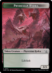 Elemental (2) // Phyrexian Hydra (12) Double-Sided Token [March of the Machine Tokens] 