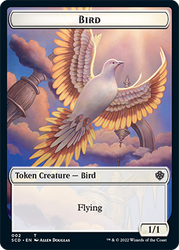 Bird // Spirit Double-Sided Token [Starter Commander Decks] 