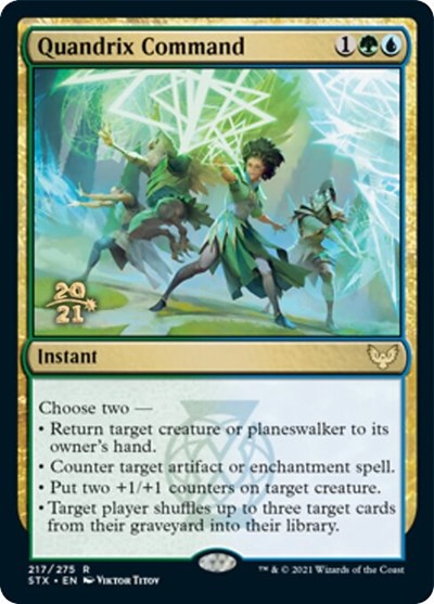 Quandrix Command [Strixhaven: School of Mages Prerelease Promos] 