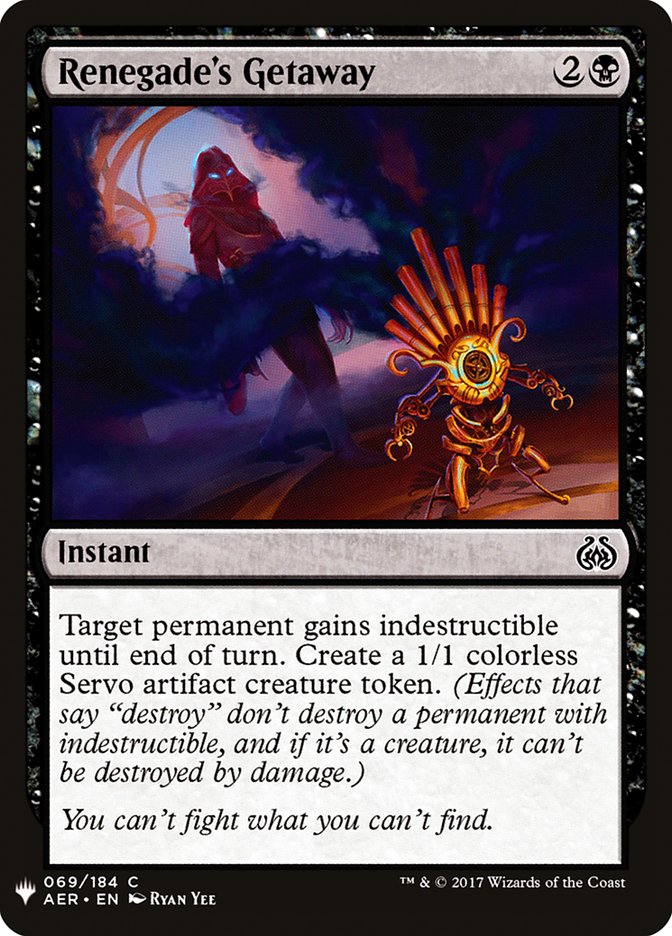Renegade's Getaway [Mystery Booster] 