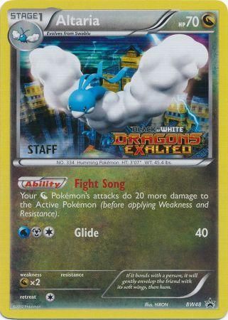 Altaria (BW48) (Staff Prerelease Promo) [Black & White: Black Star Promos] 