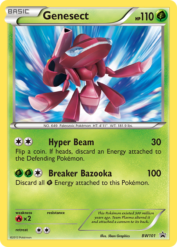 Genesect (BW101) [Black & White: Black Star Promos]