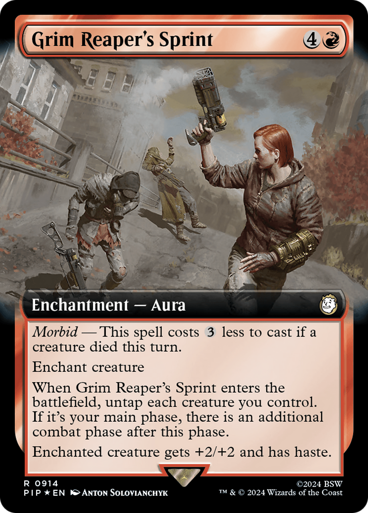 Grim Reaper's Sprint (Extended Art) (Surge Foil) [Fallout]