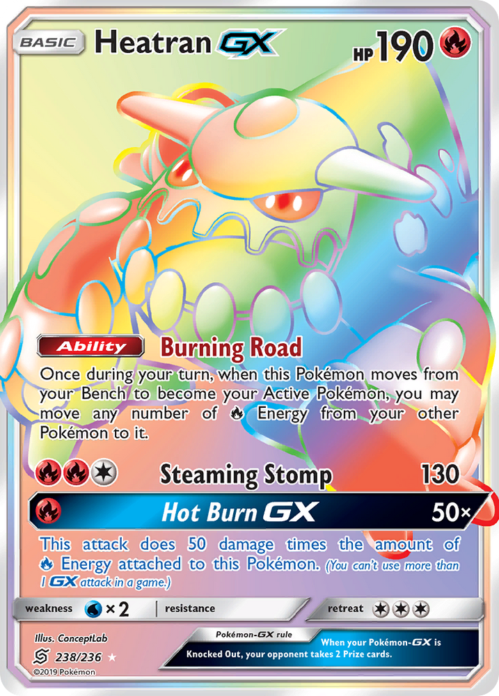 Heatran GX (238/236) [Sun &amp; Moon: Unified Minds] 