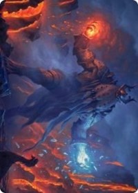 Aegar, the Freezing Flame Art Card [Kaldheim Art Series] 