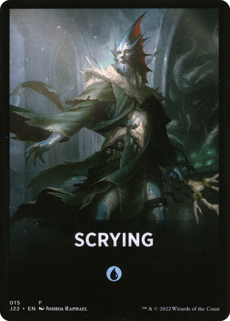 Scrying Theme Card [Jumpstart 2022 Front Cards] 