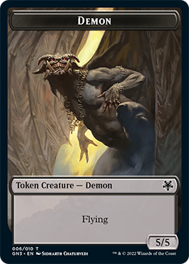 Bird Illusion // Demon Double-Sided Token [Game Night: Free-for-All Tokens] 