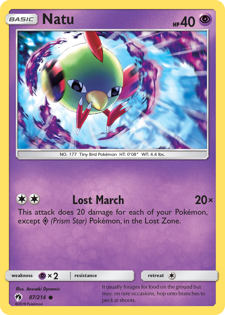 Natu (87/214) [Sun & Moon: Lost Thunder] 