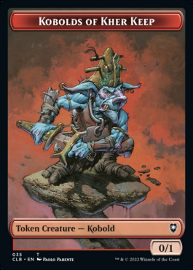 Kobolds of Kher Keep // Treasure Double-Sided Token [Commander Legends: Battle for Baldur's Gate Tokens] 