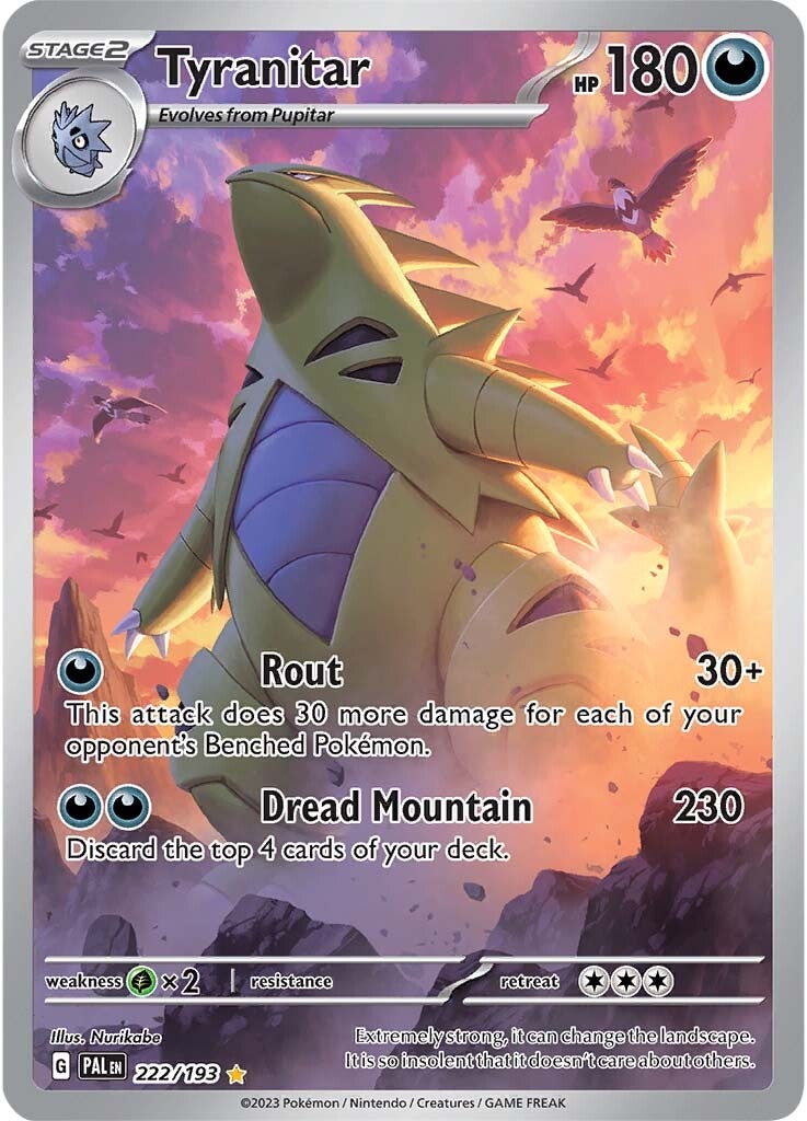 Tyranitar (222/193) [Scarlet & Violet: Paldea Evolved] 