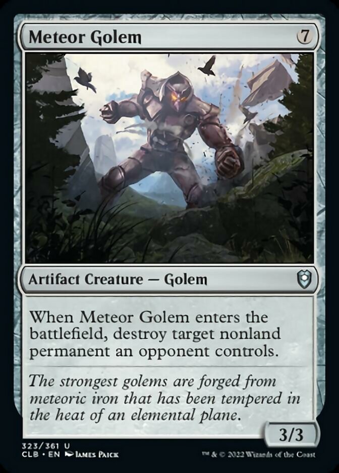 Meteor Golem [Commander Legends: Battle for Baldur's Gate] 