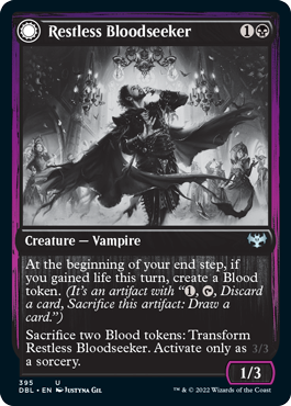 Restless Bloodseeker // Bloodsoaked Reveler [Innistrad: Double Feature] 