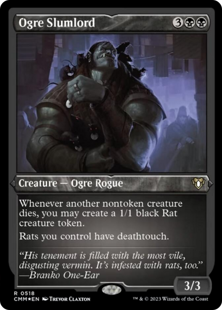 Ogre Slumlord (Foil Etched) [Commander Masters] 