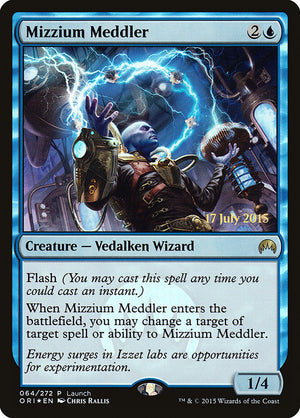 Mizzium Meddler (Launch) [Magic Origins Promos] 