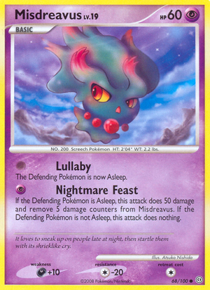 Misdreavus (68/100) [Diamond &amp; Pearl: Stormfront] 