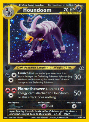 Houndoom (4/75) [Neo Discovery 1st Edition] 
