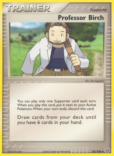 Professor Birch (82/106) [EX: Emerald] 