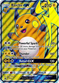 Raichu GX (SM90) (Jumbo Card) [Sun & Moon: Black Star Promos] 