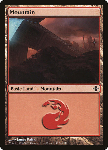 Mountain (244) [Rise of the Eldrazi] 