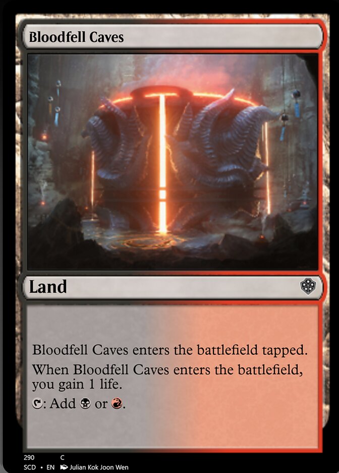 Bloodfell Caves [Starter Commander Decks] 