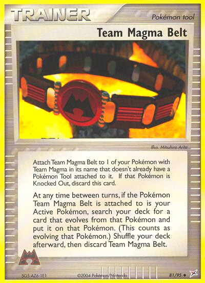 Team Magma Belt (81/95) [EX: Team Magma vs Team Aqua] 