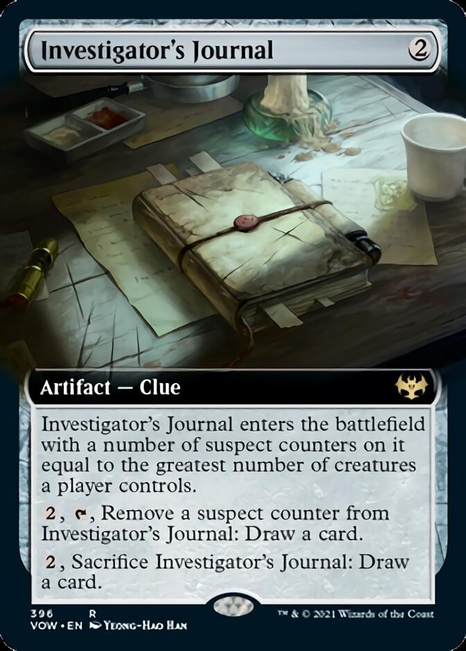 Investigator's Journal (Extended Art) [Innistrad: Crimson Vow] 