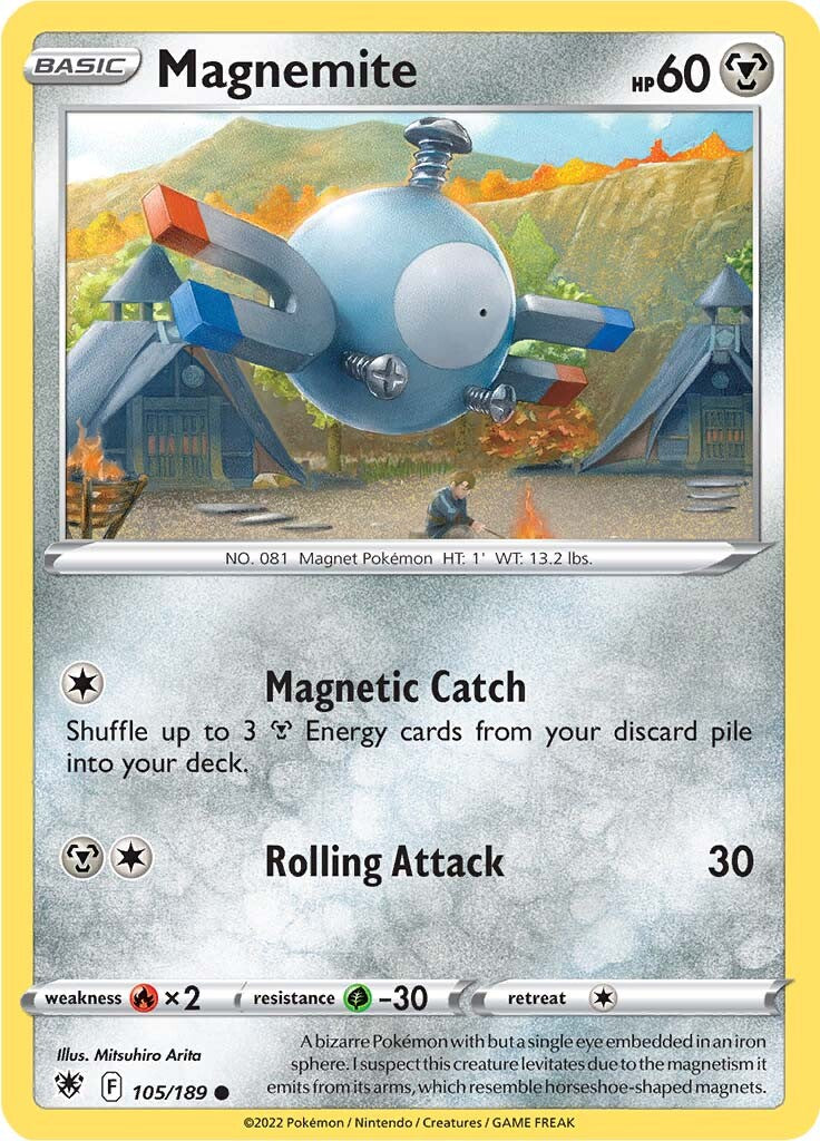 Magnemite (105/189) [Sword & Shield: Astral Radiance] 