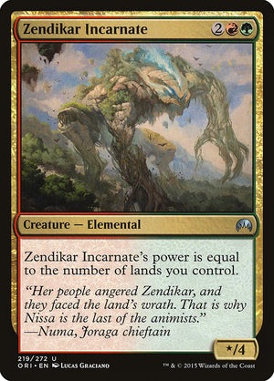 Zendikar Incarnate [Magic Origins] 