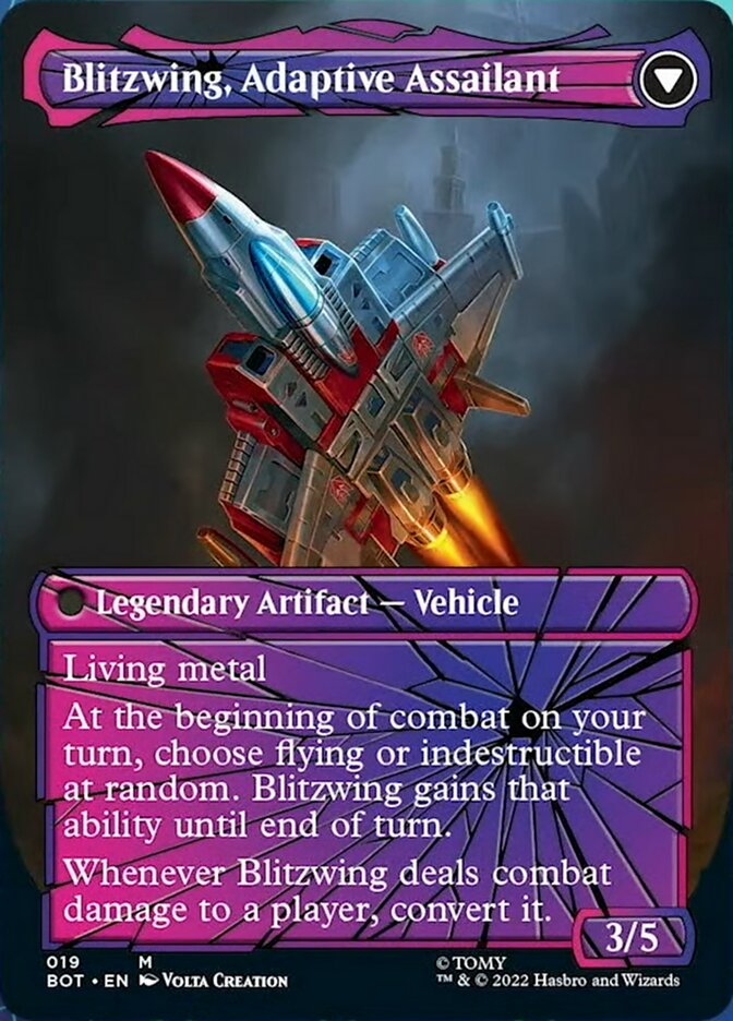 Blitzwing, Cruel Tormentor // Blitzwing, Adaptive Assailant (Shattered Glass) [Transformers] 