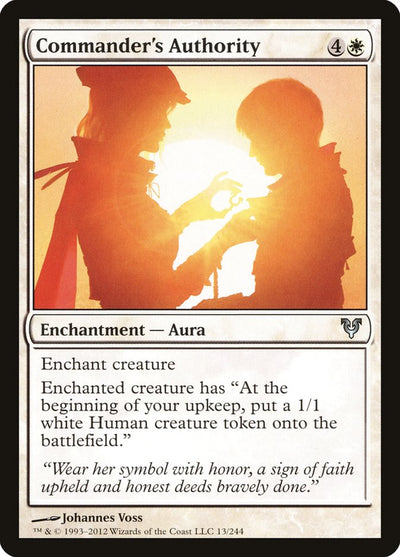 Commander's Authority [Avacyn Restored] 