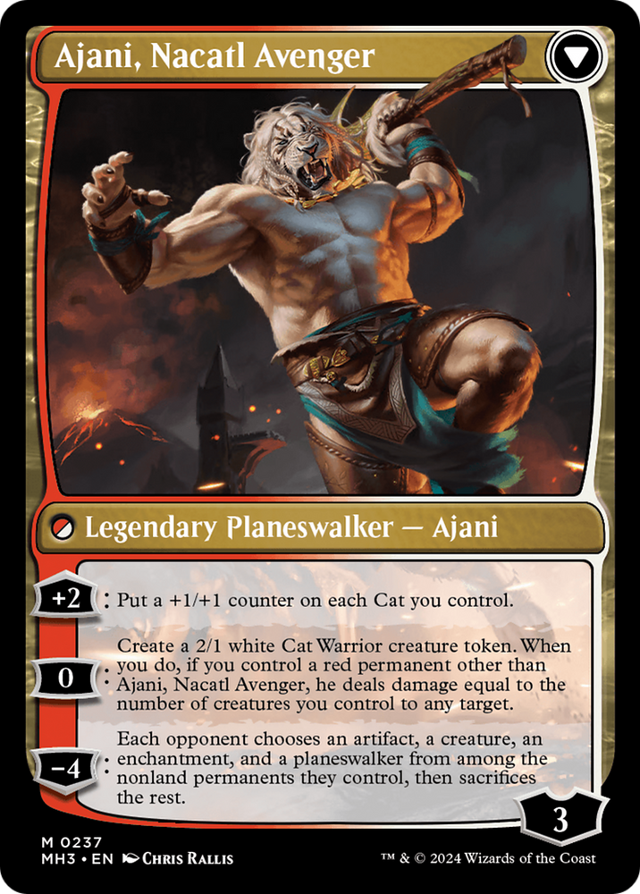 Ajani, Nacatl Pariah // Ajani, Nacatl Avenger [Modern Horizons 3] 