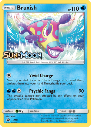 Bruxish (SM11) [Sun &amp; Moon: Black Star Promos] 