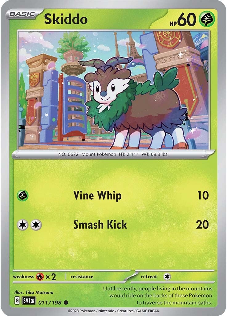 Skiddo (011/198) [Scarlet & Violet: Base Set] 