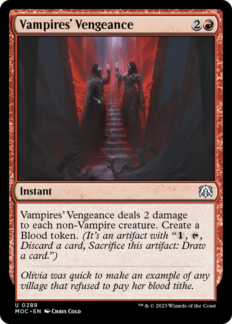 Vampires' Vengeance [March of the Machine Commander] 