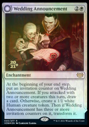 Wedding Announcement // Wedding Festivity [Innistrad: Crimson Vow Prerelease Promos] 