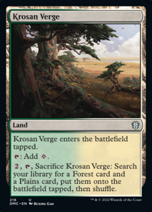 Krosan Verge [Dominaria United Commander] 