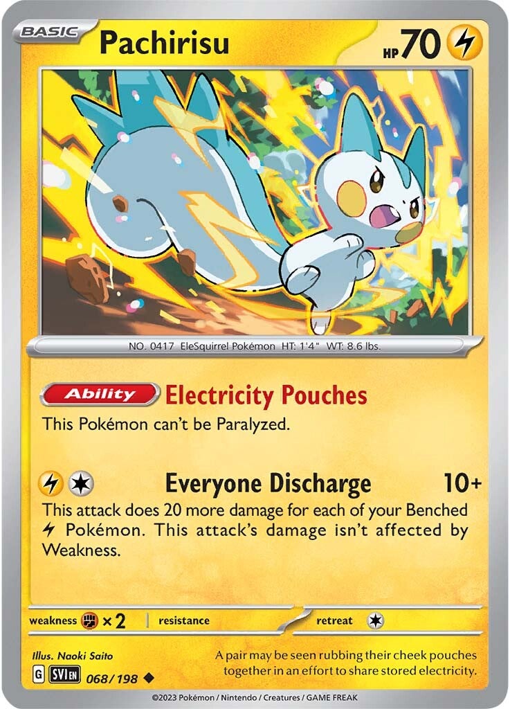 Pachirisu (068/198) [Scarlet & Violet: Base Set] 