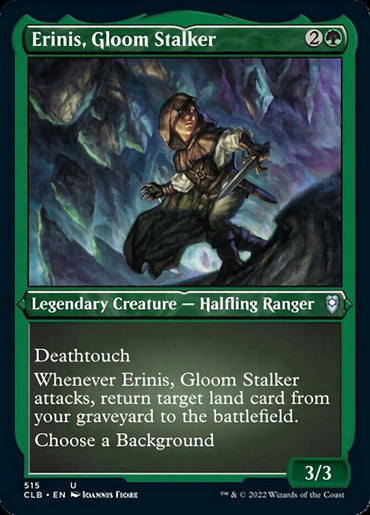 Erinis, Gloom Stalker (Foil Etched) [Commander Legends: Battle for Baldur's Gate]