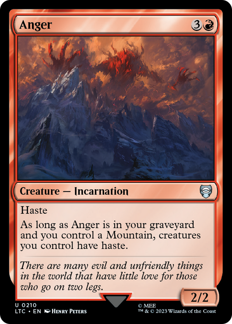 Anger [The Lord of the Rings: Tales of Middle-Earth Commander] 